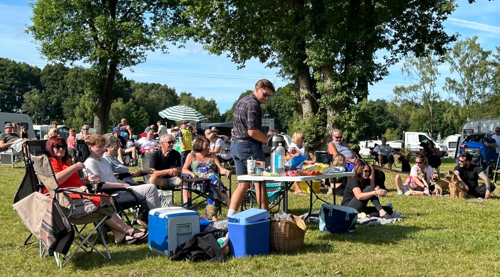 Lodge Coppice August 10th 2024 everyone having fun.