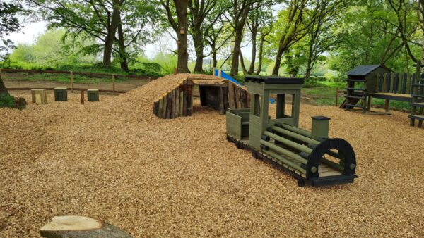 Adventre Playground The children's play area at Lodge Coppice
