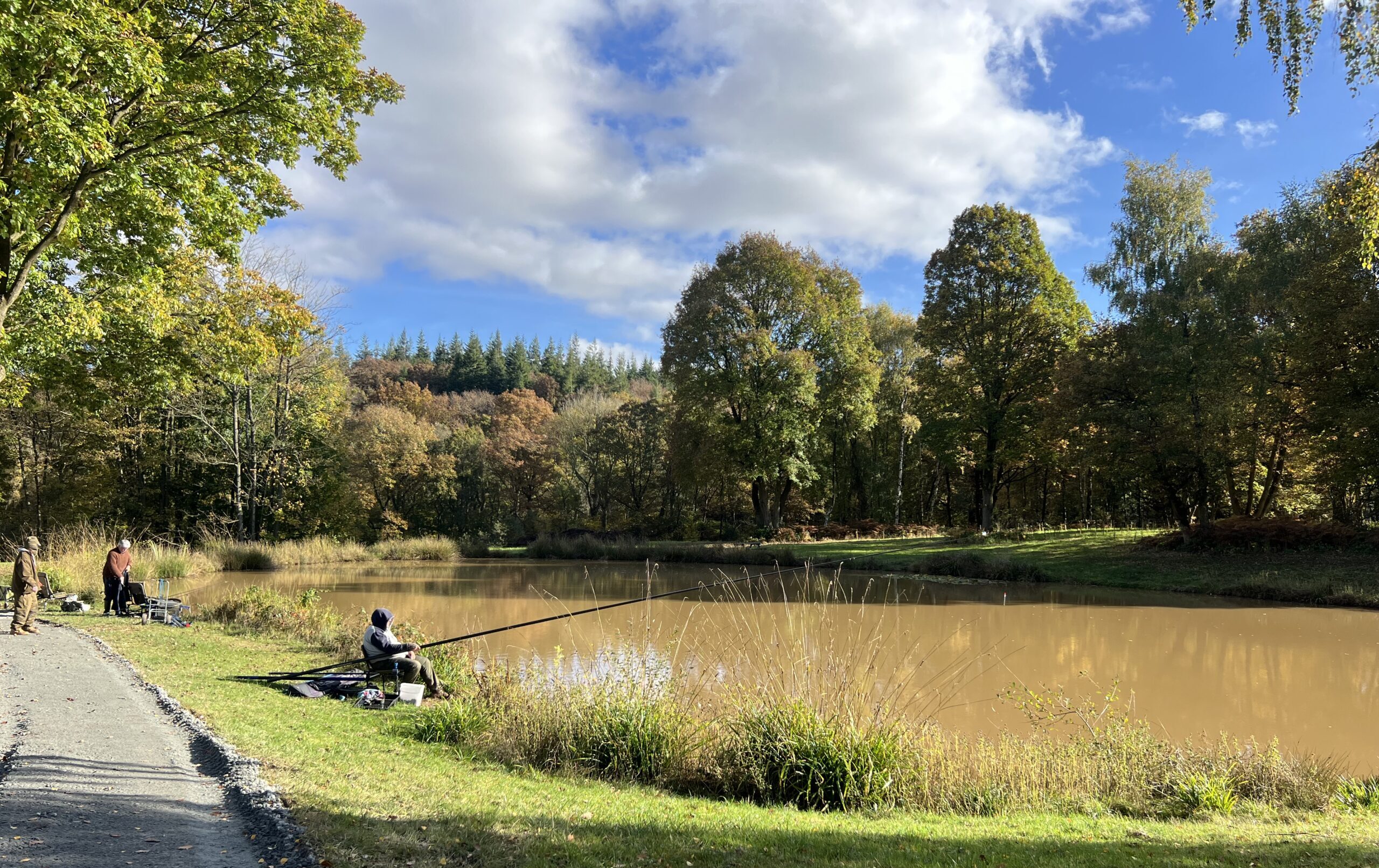 Fishing at Lodge Coppice