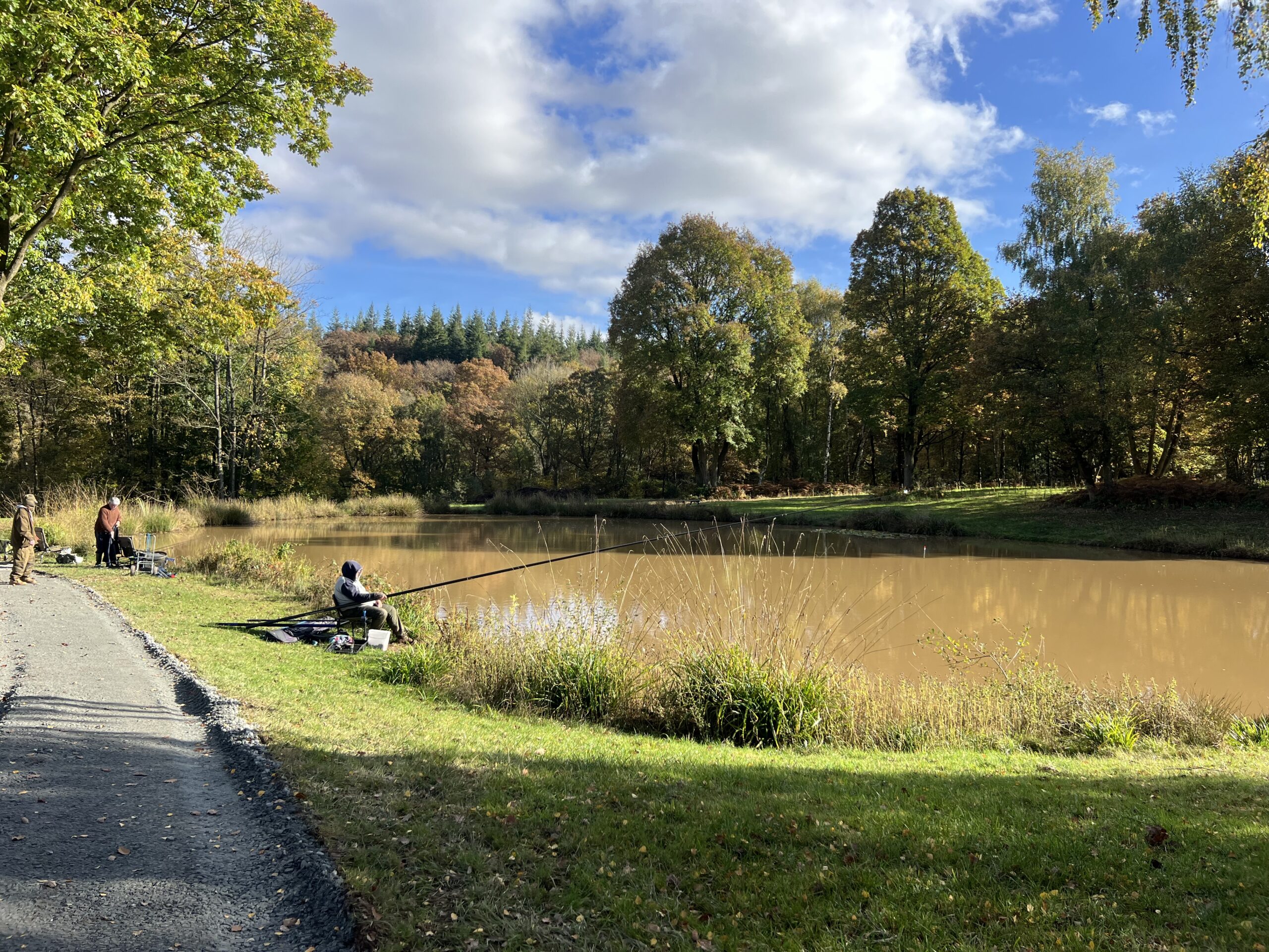 Fishing at Lodge Coppice