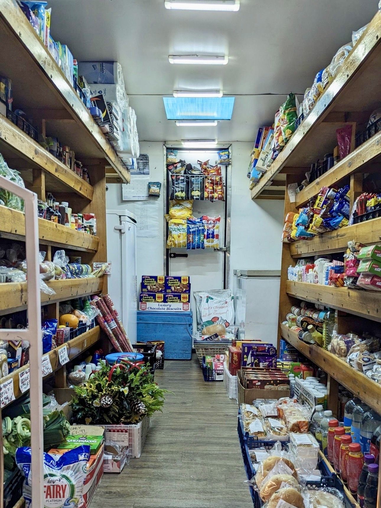 The mobile grocers that visit lodge coppice every saturday
