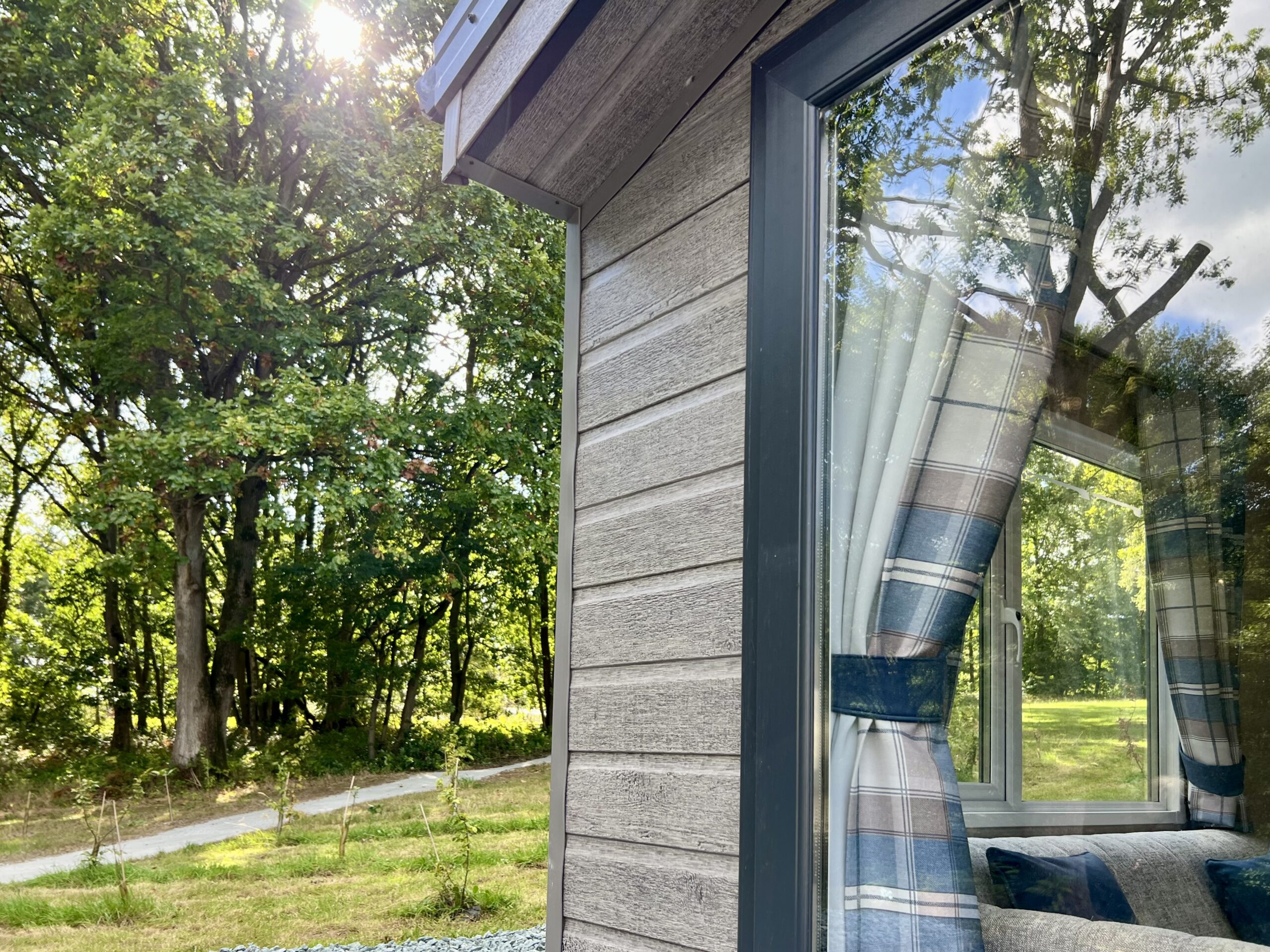 Holiday Home surrounded by nature at Lodge Coppice Holiday Park