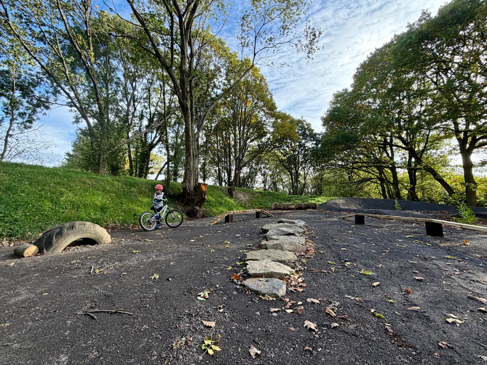 The skills zone by the pump track